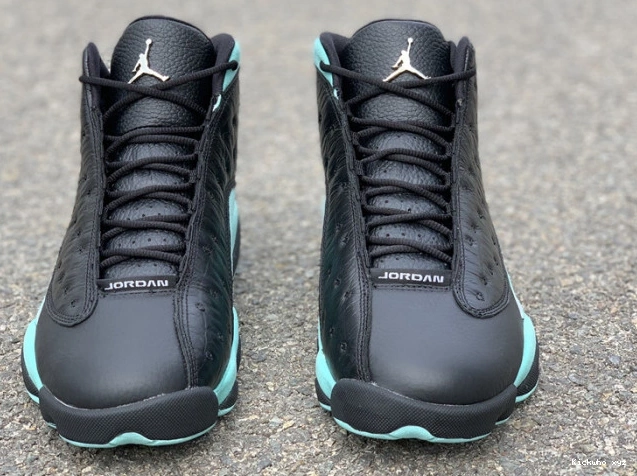 Island Black Air 414571-030 Retro Jordan 13 Green 0627